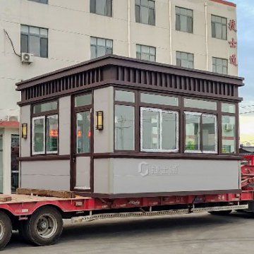 大型門(mén)衛(wèi)室崗?fù)ぱb車(chē)發(fā)貨